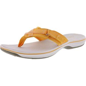 imageClarks Womens Breeze Sea FlipFlopBurnt Yellow