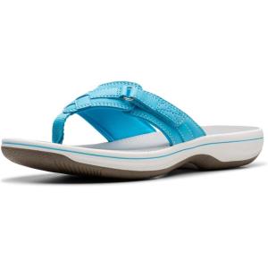 imageClarks Womens Breeze Sea FlipFlopLight Turquoise Synthetic