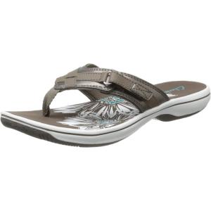 imageClarks Womens Breeze Sea FlipFlopPewter