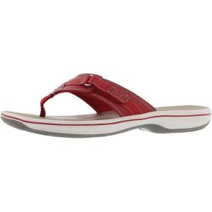imageClarks Womens Breeze Sea FlipFlopRed