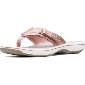imageClarks Womens Breeze Sea FlipFlopRose Gold Synthetic