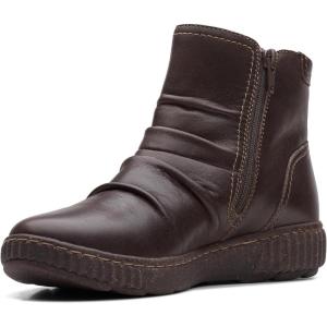 imageClarks Womens Caroline Orchid Ankle BootDark Brown