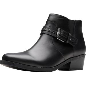 imageClarks Womens Danyelle Wish Ankle BootBlack Leather