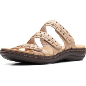 imageClarks womens Laurieann CoveFlat SandalSand Leather