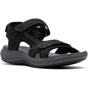 imageClarks womens Mira BayFlat SandalBlack
