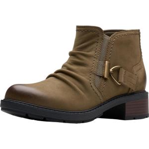 imageClarks Womens Hearth Clara Ankle BootSlate Nubuck