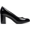 imageClarks Womens Bayla Skip PumpBlack Patent Synthetic
