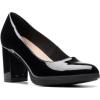 imageClarks Womens Bayla Skip PumpBlack Patent Synthetic