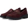 imageClarks Womens Calla Ease Loafer FlatBurgundy Suede
