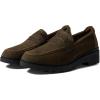 imageClarks Womens Calla Ease Loafer FlatDark Olive Suede