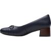 imageClarks Womens Iridessa Erin PumpNavy Leather