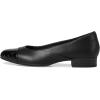 imageClarks Womens Juliet Rise Ballet FlatBlack Leather
