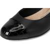 imageClarks Womens Juliet Rise Ballet FlatBlack Leather