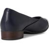 imageClarks Womens Juliet Rise Ballet FlatNavy Leather