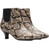 imageClarks Womens Kepley Erin Fashion BootGrey Snake Synthetic