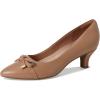 imageClarks Womens Kepley Holly PumpWarm Beige Leather