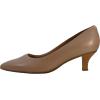 imageClarks Womens Kepley Vine PumpWarm Beige Leather