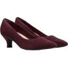 imageClarks Womens Kepley Vine PumpWine Suede