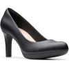 imageClarks Womens Platform SandalsBlack Leather
