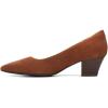 imageClarks Womens Teresa Step PumpDark Tan Suede