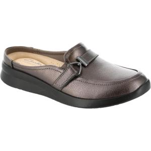 imageClarks Womens Ellowyn Amelia MuleBronze Metallic Leather