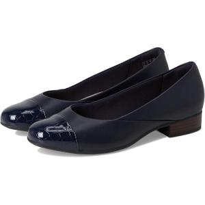 imageClarks Womens Juliet Rise Ballet FlatNavy Leather