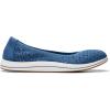 imageClarks Womens Breeze Roam Ballet FlatBlue Textile
