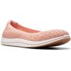imageClarks Womens Breeze Roam Ballet FlatPeach Textile