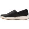 imageClarks Womens BreezeSky Ria CloudSteppers LoaferBlackWhite Textile