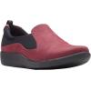 imageClarks Womens CloudSteppers Sillian Paz SlipOn LoaferBurgundy Synthetic Nubuck