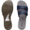 imageClarks womens Breeze PiperSlide SandalNavy