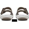 imageClarks womens Breeze PiperSlide SandalPewter