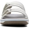 imageClarks womens Breeze PiperSlide SandalWhite