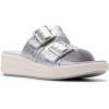 imageClarks womens Drift BuckleSilver Metallic