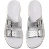imageClarks womens Drift BuckleSilver Metallic