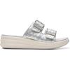 imageClarks womens Drift BuckleSilver Metallic