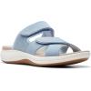 imageClarks womens Mira EaseSlide SandalDenim Blue Textile