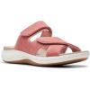 imageClarks womens Mira EaseSlide SandalDusty Rose Textile