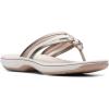 imageClarks Womens Breeze Coral FlipFlopMetallic Combi
