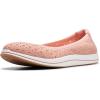 imageClarks Womens Breeze Roam Ballet FlatPeach Textile