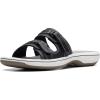 imageClarks womens Breeze PiperSlide SandalBlack