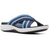 imageClarks womens Roseville BayFlat SandalDark Navy Textile