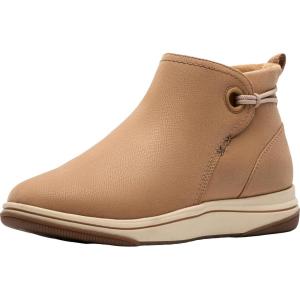 imageClarks Womens Breeze Derby Cloudsteppers Ankle BootCamel