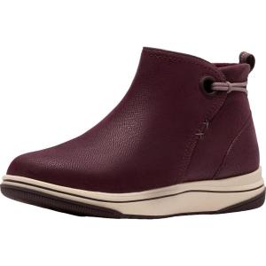 imageClarks Womens Breeze Derby Cloudsteppers Ankle BootMerlot
