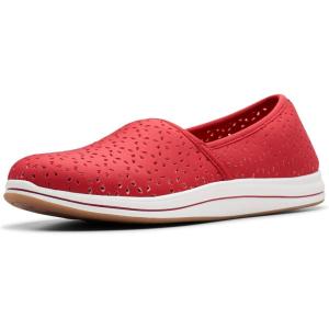 imageClarks Womens Breeze Emily LoaferCherry Textile