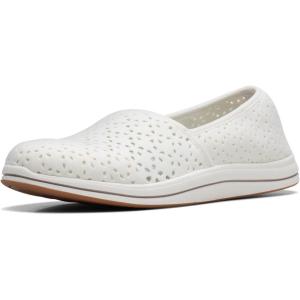 imageClarks Womens Breeze Emily LoaferWhite Synthetic