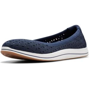 imageClarks Womens Breeze Roam Ballet FlatNavy Textile