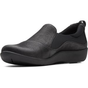 imageClarks Womens CloudSteppers Sillian Paz SlipOn LoaferBlack Synthetic Nubuck