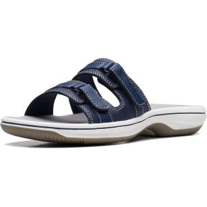 imageClarks womens Breeze PiperSlide SandalNavy