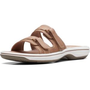 imageClarks womens Breeze PiperSlide SandalWarm Beige